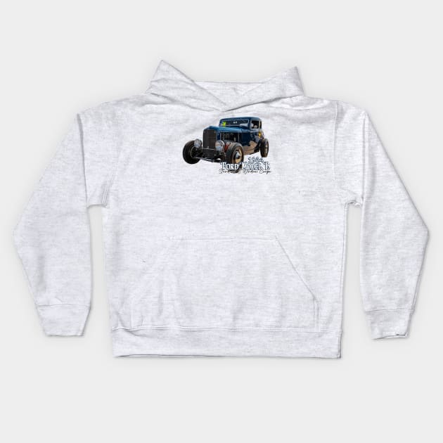 1932 Ford Model B Standard 5 Window Coupe Kids Hoodie by Gestalt Imagery